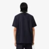 Runway losvallend denim poloshirt