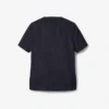 Runway losvallend denim poloshirt