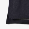 Runway losvallend denim poloshirt