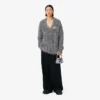 Runway Lurex gebreid vest