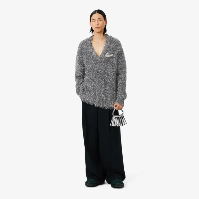 Runway Lurex gebreid vest