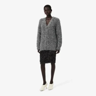 Runway Lurex gebreide rok