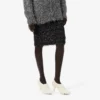 Runway Lurex gebreide rok