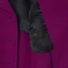 Runway-peacoat van slubwol