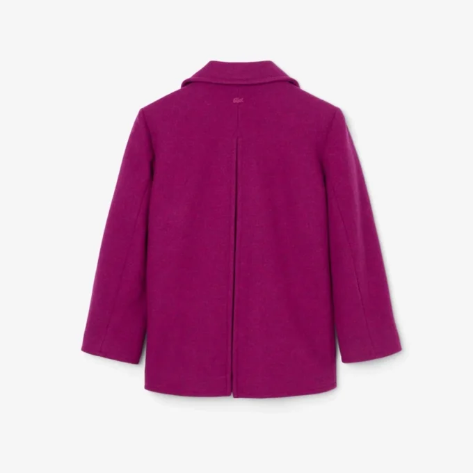 Runway-peacoat van slubwol