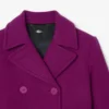 Runway-peacoat van slubwol
