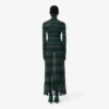 Runway Polo Collar Pointelle Maxi-jurk