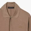 Runway-polokraag zijden maxi-jurk