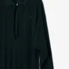 Runway-polokraag zijden maxi-jurk