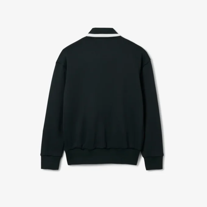 Runway-poloshirt met kraagbadge-accent Sweatshirt