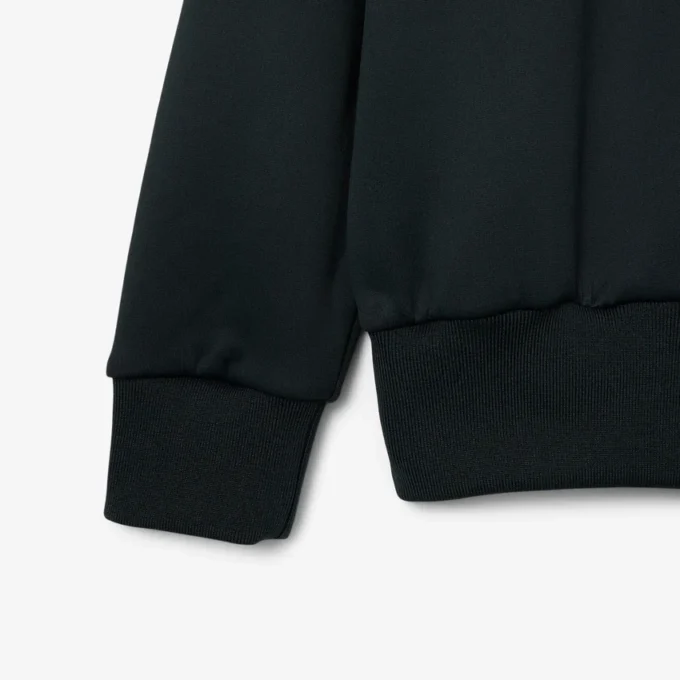 Runway-poloshirt met kraagbadge-accent Sweatshirt