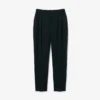 Runway rechtvallende, getailleerde wollen broek