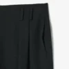 Runway rechtvallende, getailleerde wollen broek