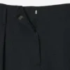 Runway rechtvallende, getailleerde wollen broek
