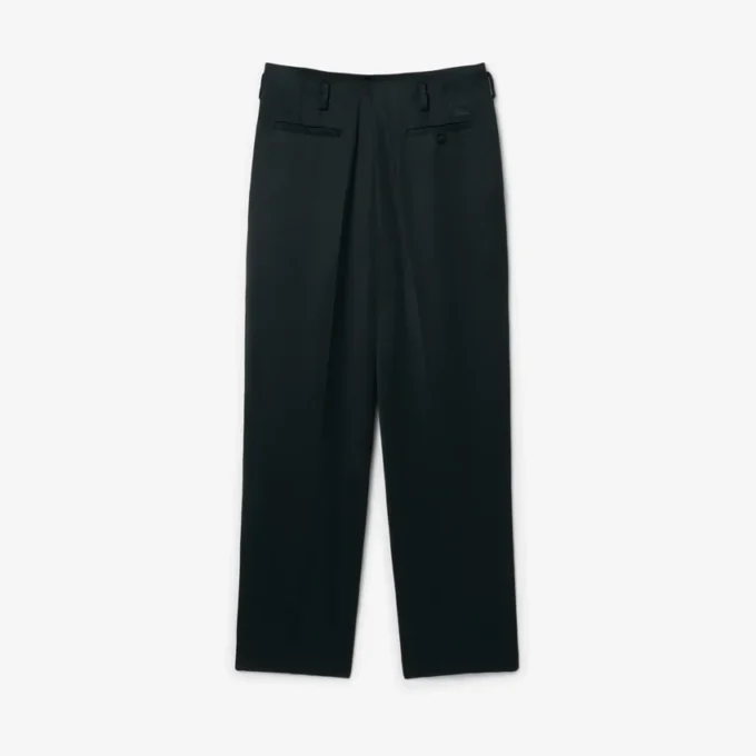 Runway Regular Fit getailleerde satijnen broek