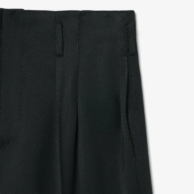 Runway Regular Fit getailleerde satijnen broek