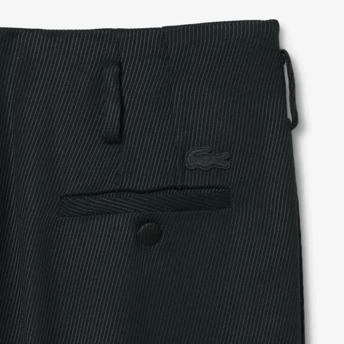Runway Regular Fit getailleerde satijnen broek
