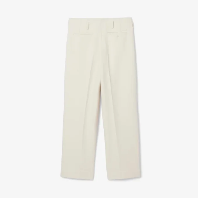 Runway Regular Fit getailleerde wollen broek
