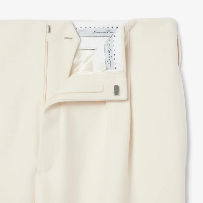 Runway Regular Fit getailleerde wollen broek