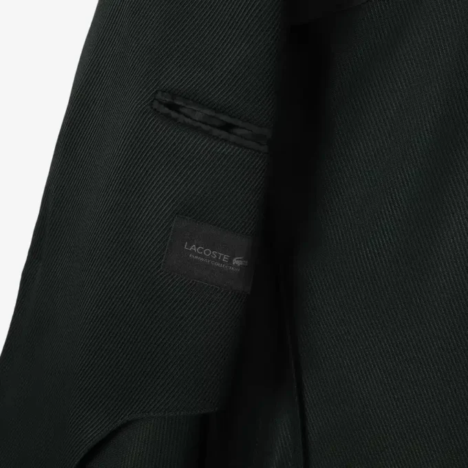 Runway satijnen blazer met sjaalkraag