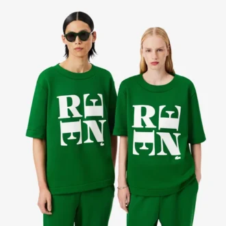 Runway satijnen T-shirt met print