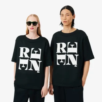 Runway satijnen T-shirt met print