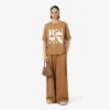 Runway satijnen T-shirt met print
