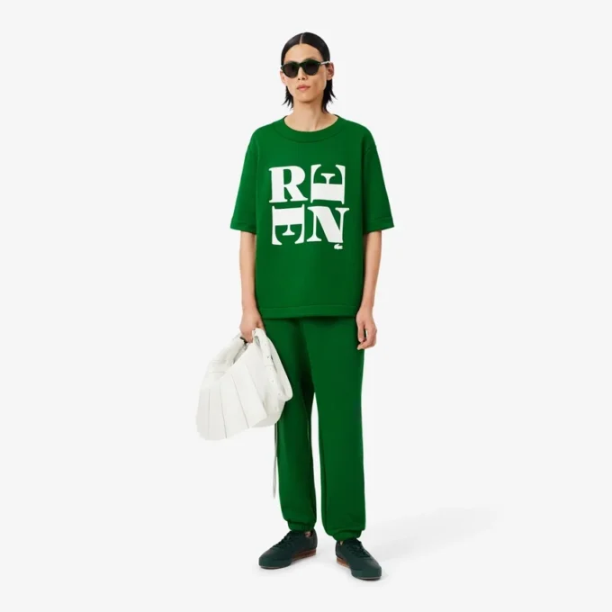Runway satijnen T-shirt met print