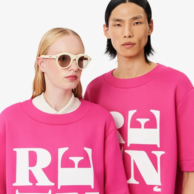 Runway satijnen T-shirt met print