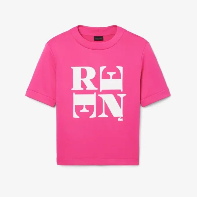 Runway satijnen T-shirt met print