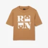 Runway satijnen T-shirt met print