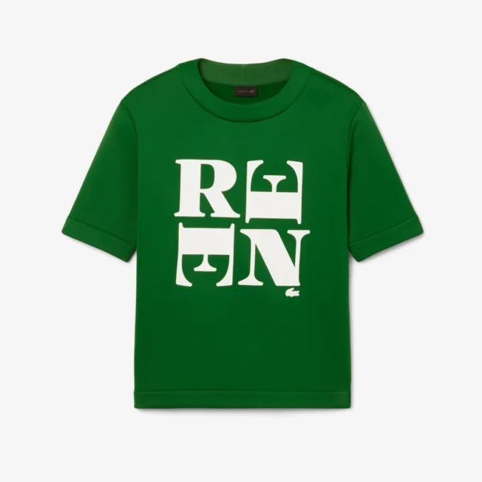 Runway satijnen T-shirt met print