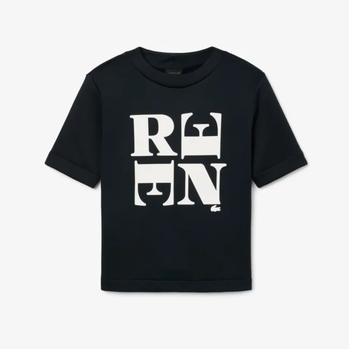 Runway satijnen T-shirt met print