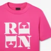 Runway satijnen T-shirt met print