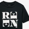 Runway satijnen T-shirt met print