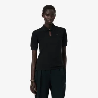 Runway slim fit polo shirt van zwaar piqué