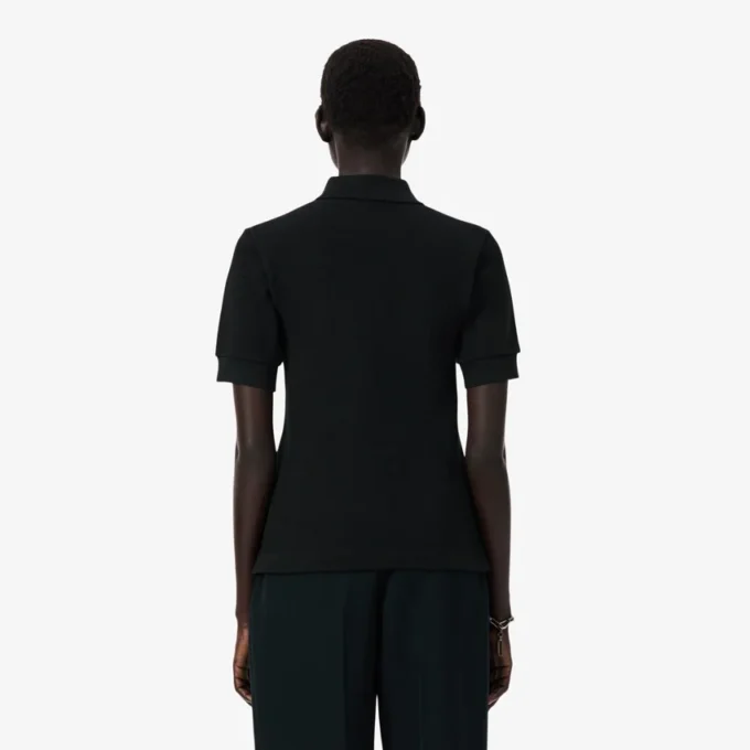 Runway slim fit polo shirt van zwaar piqué