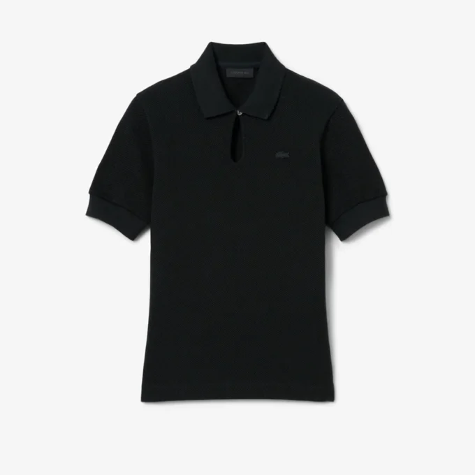 Runway slim fit polo shirt van zwaar piqué