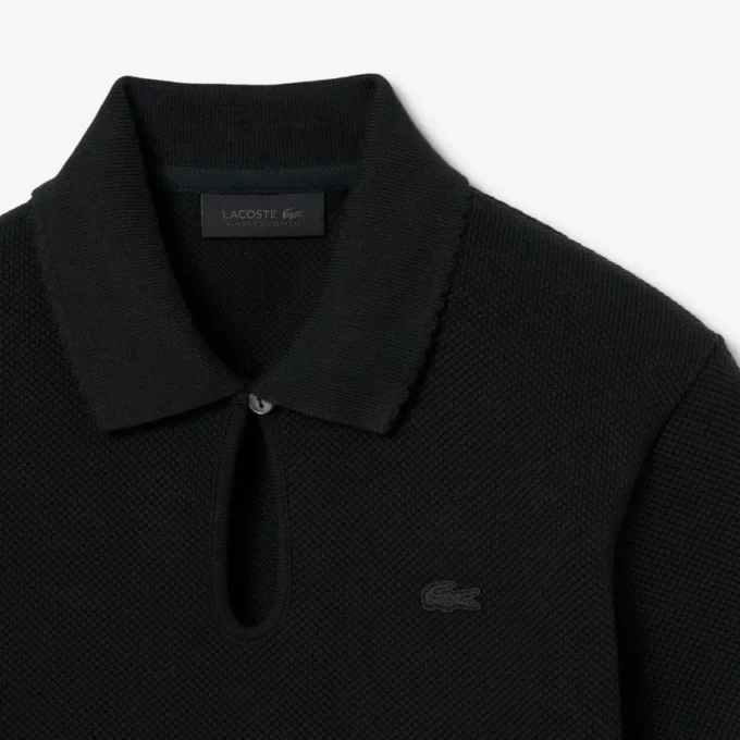 Runway slim fit polo shirt van zwaar piqué