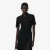 Runway slim fit zijden mini-piqué poloshirt