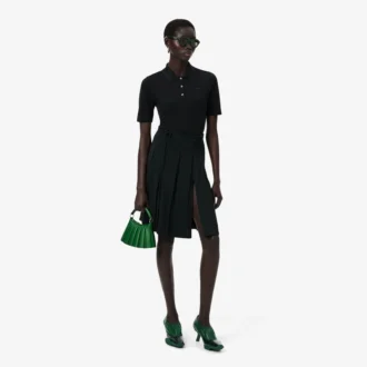 Runway slim fit zijden mini-piqué poloshirt