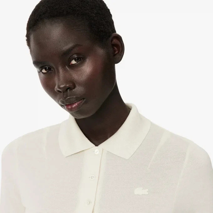 Runway slim fit zijden mini-piqué poloshirt