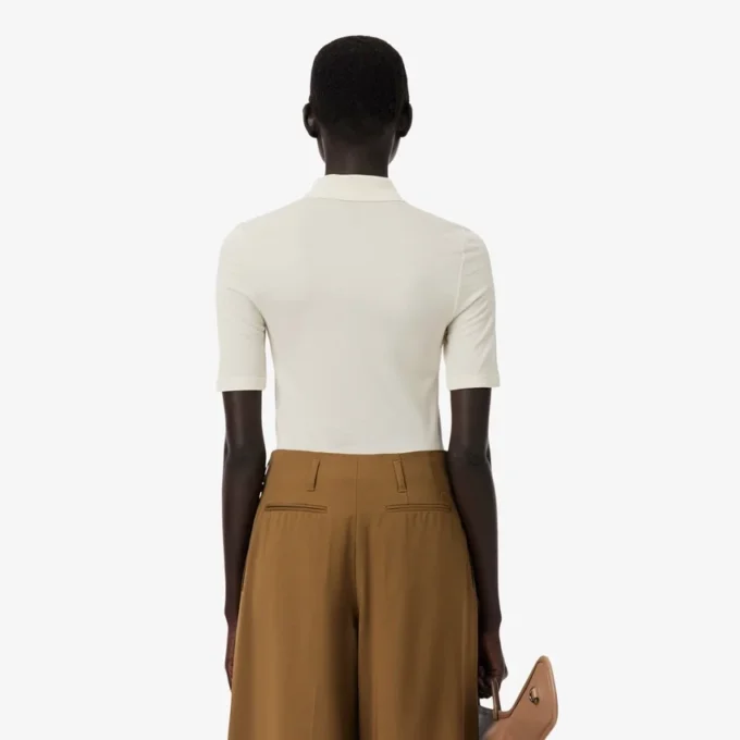 Runway slim fit zijden mini-piqué poloshirt
