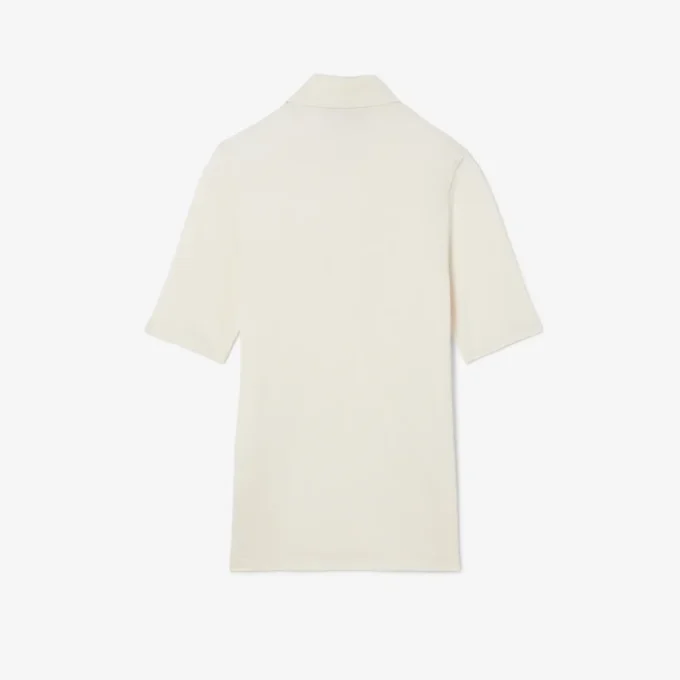 Runway slim fit zijden mini-piqué poloshirt