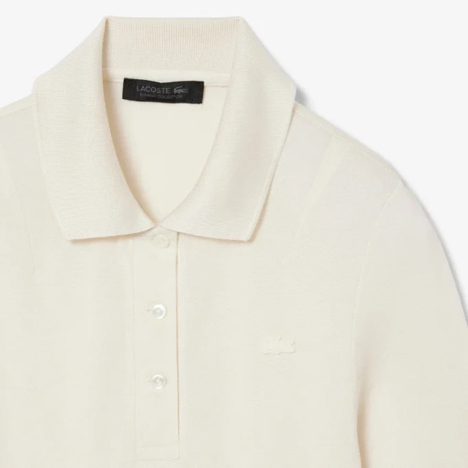 Runway slim fit zijden mini-piqué poloshirt