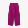 Runway Slub-wollen broek met wijde pasvorm