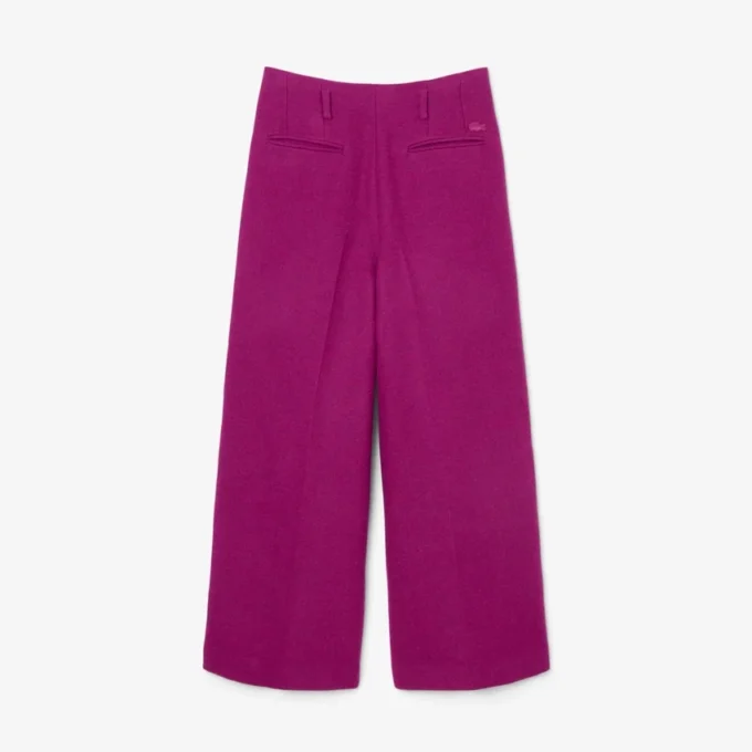 Runway Slub-wollen broek met wijde pasvorm