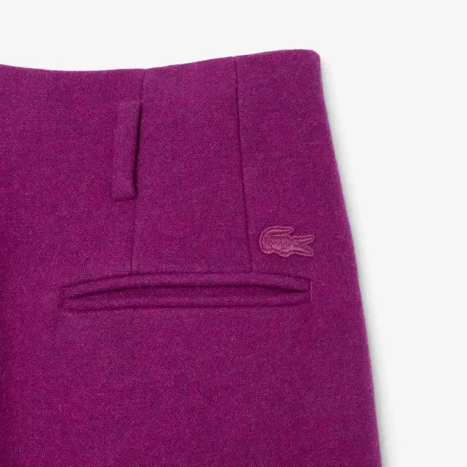 Runway Slub-wollen broek met wijde pasvorm