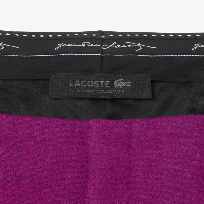 Runway Slub-wollen broek met wijde pasvorm