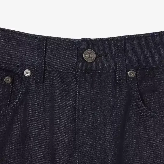 Runway straight fit denim jeans